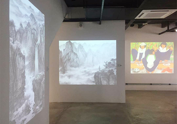 Exhibition of Chinese Paintings Animation in Langkawi
