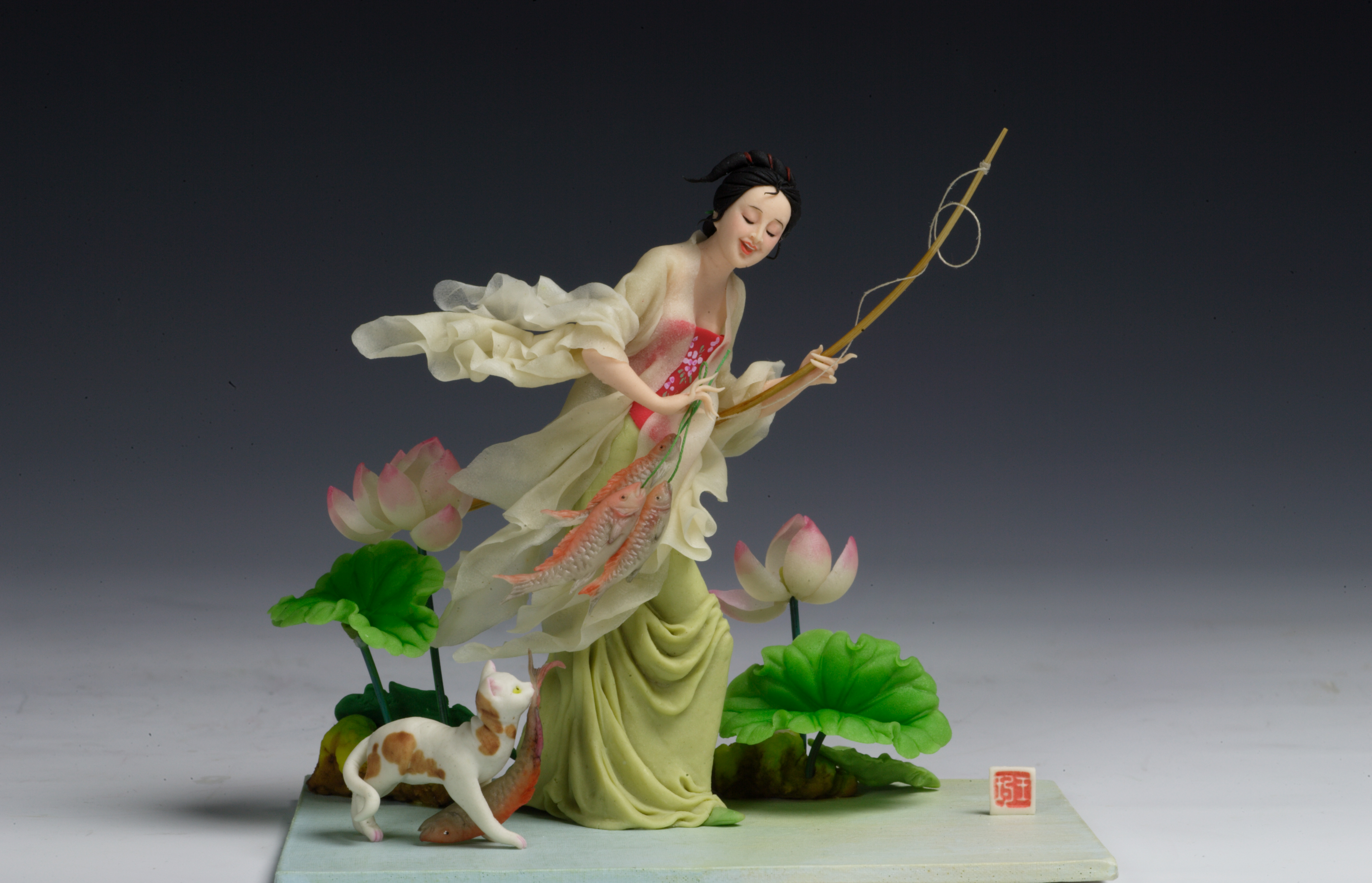 Dough Figurine Display